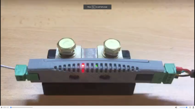 Video of the preliminary Shuntmon enclosure