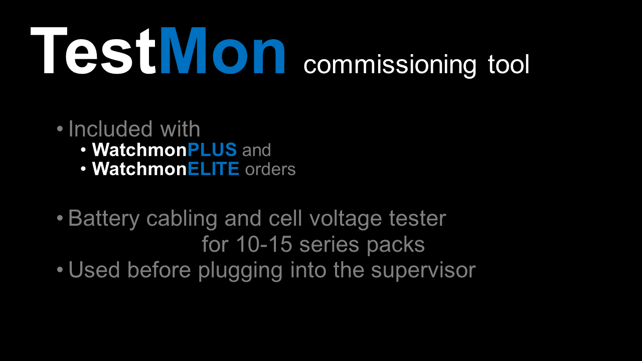 TestMon commissioning tool