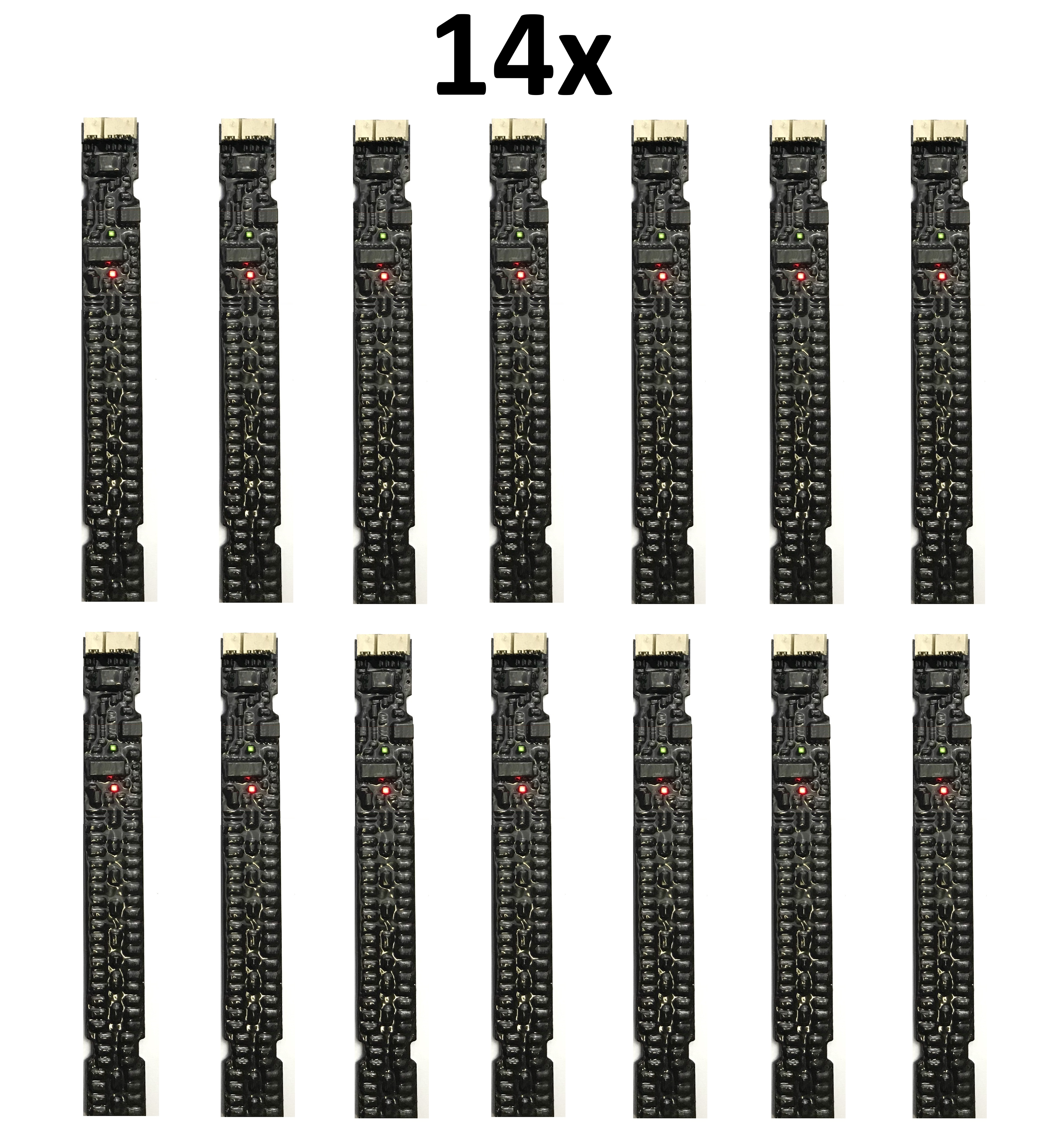 14x LongMon Cell Monitors with Cables
